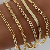 Fiora | Chain Bracelet Set