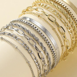 Fiora | Chain Bracelet Set
