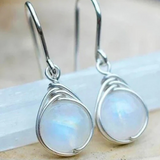 Kyra | Moonstone-Inspired Drop Earrings