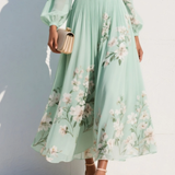 Olivia | Floral Elegance Midi Dress
