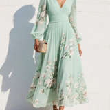Olivia | Floral Elegance Midi Dress