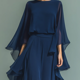 Aurelia | Elegant Flowing Evening Jumpsuit