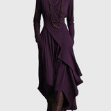 Violet | Pleated Maxi Dress