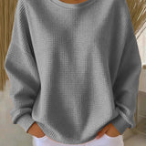 Diane | Classic Waffle Knit Sweater