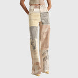Jeans - Wide Jeans, High Waist