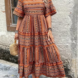 Joraine - Flowing Ethno Dress
