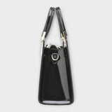 Eleanor | Glossy Crocodile Pattern Handbag