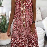 AYLA | SLEEVELESS DRESS WITH V-NECK