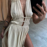 Zolla - Textured Dress with Slit