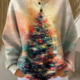 Ella | Sweater with Christmas Tree and Coziness