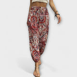 Pants - Pants with Ethnic Pattern, Fashionable Design