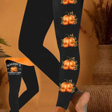 Penelope | Halloween-Inspired Pumpkin Print Leggings