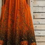 Gemma | Halloween-Inspired Summer Dress Round Neck Half Sleeve A-Line Dress