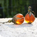Sofia | Halloween-Inspired Vintage Pumpkin Earrings
