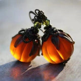 Sofia | Halloween-Inspired Vintage Pumpkin Earrings