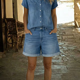 Stephanie™ | Casual Denim Dress