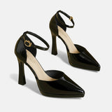 Evette | Leather Heels