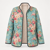Brooke - Quilted Floral Print Jacket