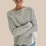 Sage | Women's Textured Knit Pullover