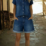 Stephanie™ | Casual Denim Dress