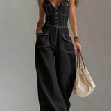 Sophie™ | Loose Denim Jumpsuit