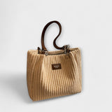 Eleanor | Soft Cord Shoulder Bag