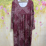 ELOWEN | MIDI DRESS WITH LONG SLEEVES CASUAL