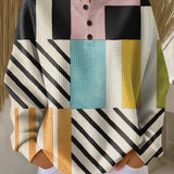 Karin | Sweater with Colorful Check Pattern