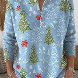 Sofie | Christmas Sweater with Buttons