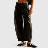 Pants - Comfortable Wide Pants, Flattering Fit