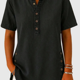 Nelle | Denim Blouse With Loose Fit