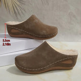 Arnellia Cozy Fleece Slip-On Mules