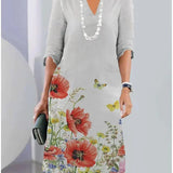 ELEANOR | FLORAL A-LINE DRESS