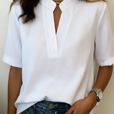 Loise | Elegant Blouse with Refined Collar