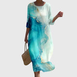 Hayley™ | Elegant Maxi Floral Dress