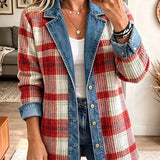 Hailey | Vintage Patchwork Denim Jacket