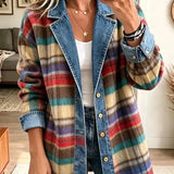 Sarah | Vintage Patchwork Denim Jacket