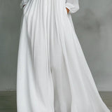 Barbara | Flowing Button-Front Maxi Dress