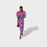 Willa - Tropical Fire Dress