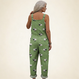 Jumpsuit - Delicate, Bright Boho Green