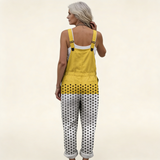 Jumpsuit - Graphic Contrast Points in Yellow