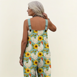 Jumpsuit - Radiant Sunflower Field