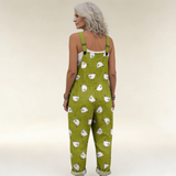 Jumpsuit - Playful Chicken Motif