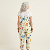 Jumpsuit - Softly Radiant Nature Print with Butterflies