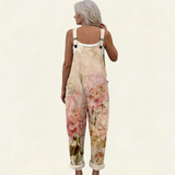 Jumpsuit - Pastel Flower Boho Bright in Beige