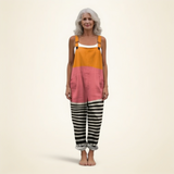 Jumpsuit - Modern Jumpsuit in Color Block Design