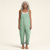 Jumpsuit - Jumpsuit with pastel floral pattern