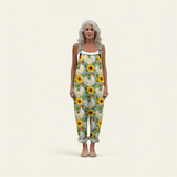 Jumpsuit - Radiant Sunflower Field