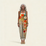 Jumpsuit - Radiant, Artistic Flowers