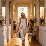 Jumpsuit - Artistic Coral Accents